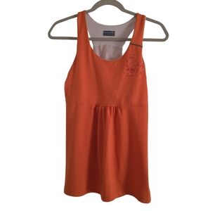 Orange Sleeveless Top Novara Cycling Razorback Tank Top Size Medium